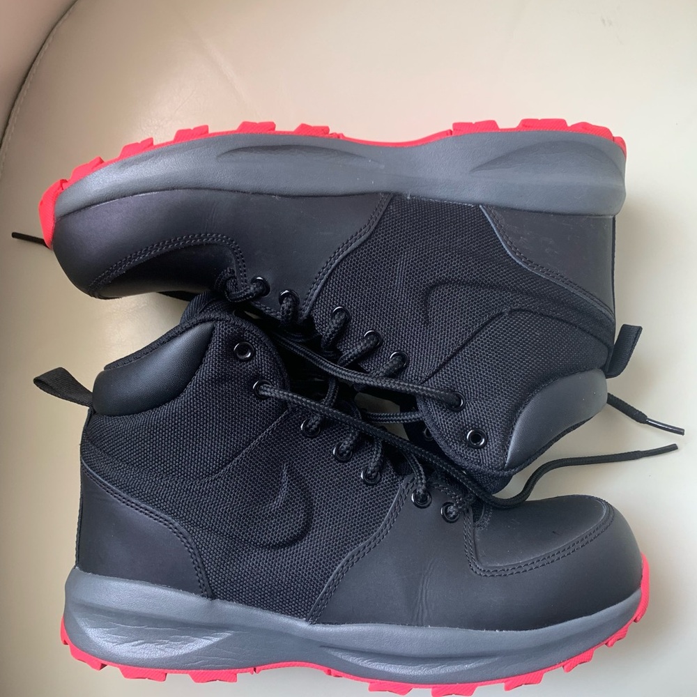 Nike Kids Black and Pink Boots